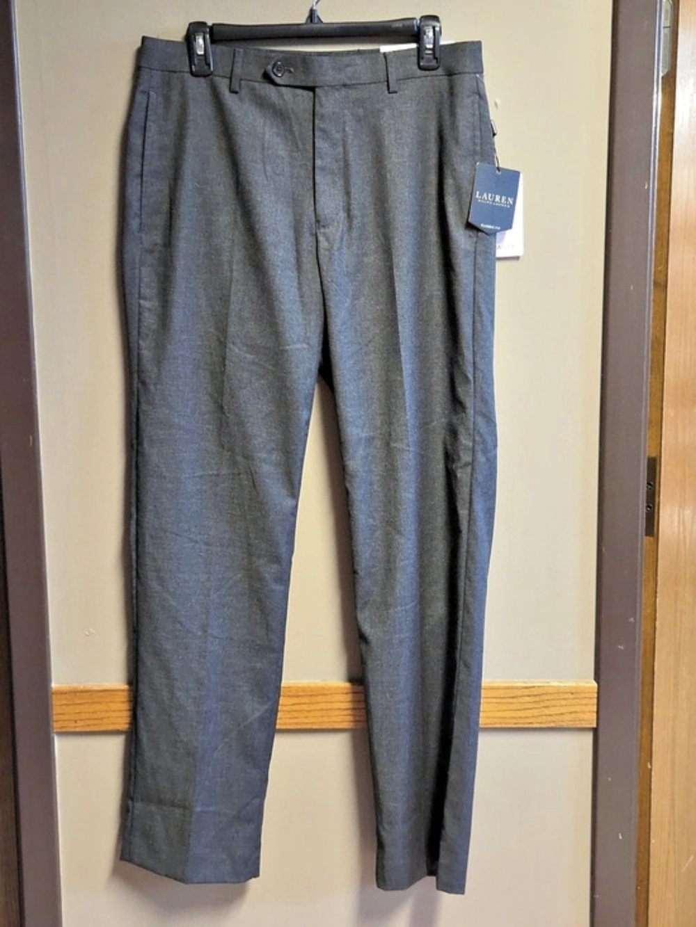 Lauren Ralph Lauren Classic Fit Ultraflex Dress Pants Men's Gray Waist 32W x 32L